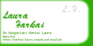 laura harkai business card